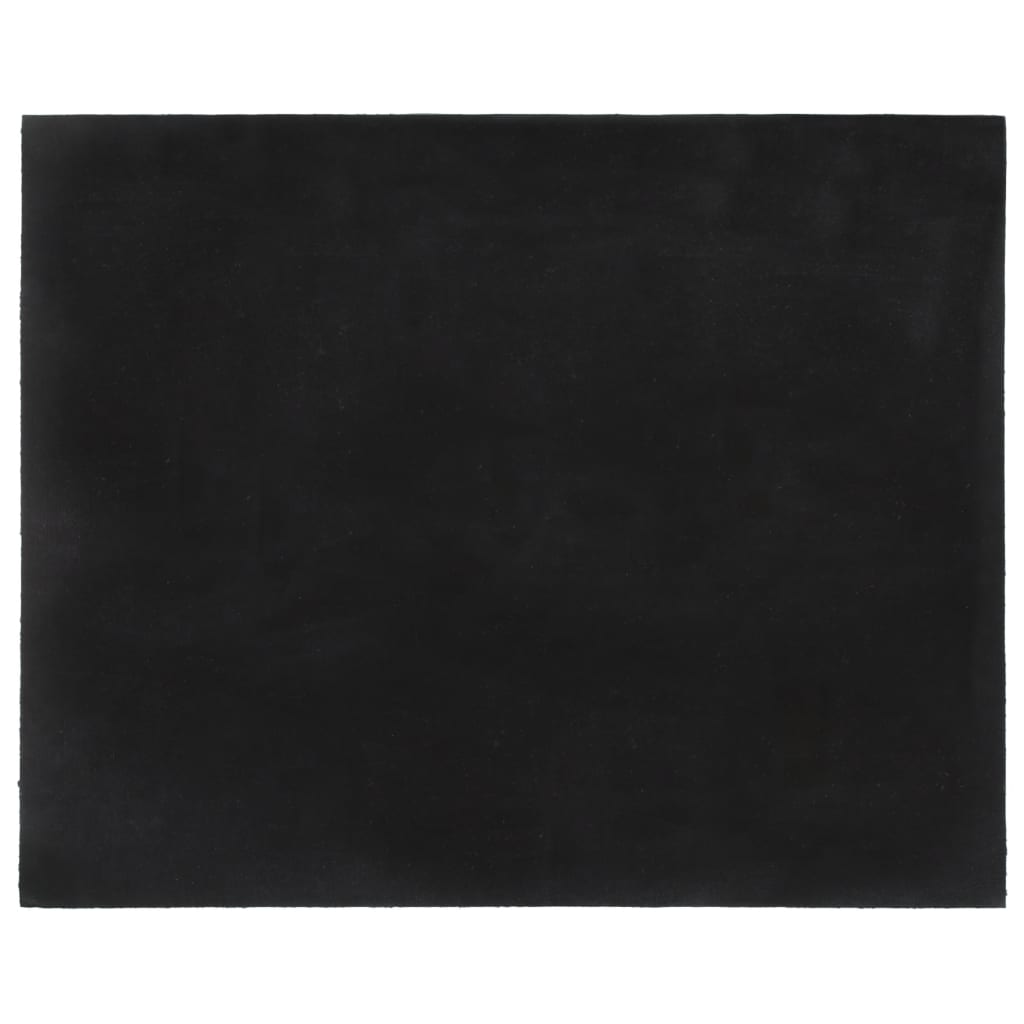 Dörrmatta mörkgrå 80x100 cm tuftad kokos