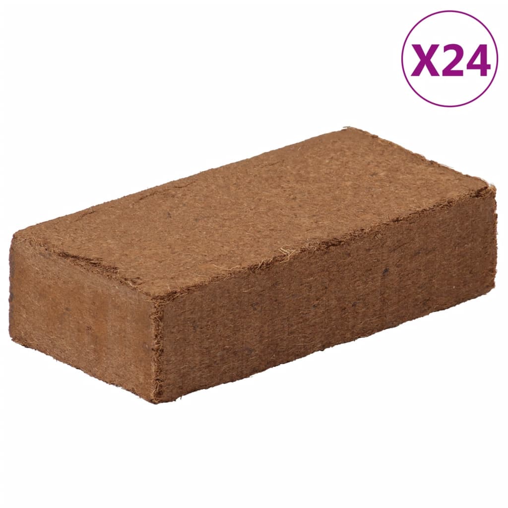 Block i kokosfiber 24 st 650 g vardera 15,6 kg total