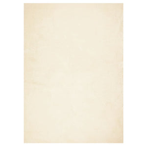 Mjuk matta HUARTE med kort lugg tvättbar gräddvit 240x340 cm