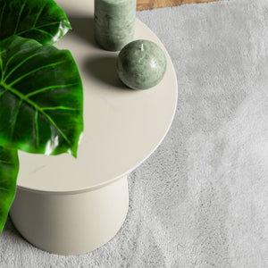 Mjuk matta HUARTE med kort lugg tvättbar grå 80x250 cm