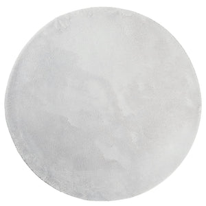 Mjuk matta HUARTE med kort lugg tvättbar grå Ø 160 cm