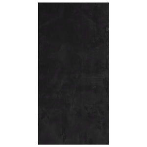 Mjuk matta HUARTE med kort lugg tvättbar svart 100x200 cm