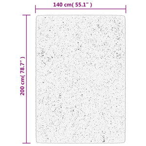 Matta OVIEDO kort lugg turkos 140x200 cm