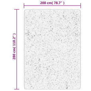 Matta OVIEDO kort lugg turkos 200x280 cm