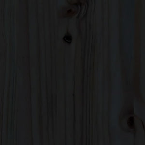 Dagbädd svart 90x190 cm massiv furu