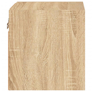 Väggmonterade tv-bänkar LED 2 st sonoma-ek 30x28,5x30 cm