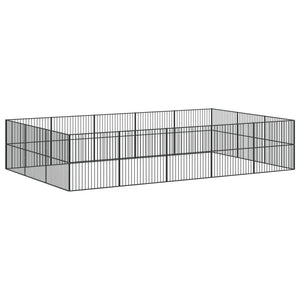 Hundhage 16 paneler svart galvaniserat stål