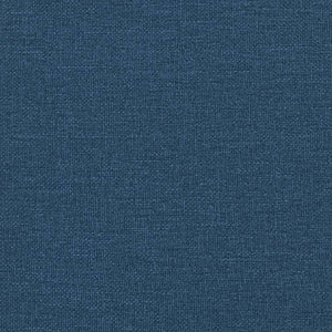 Bed Frame with Headboard "Dover" Blue 120x200 cm Fabric