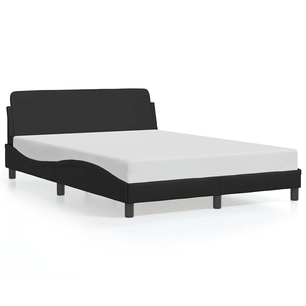 Sängram Dover svart 135x190 cm konstläder