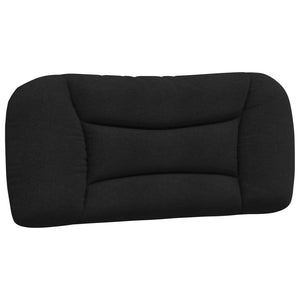 Headboard Cushion "Hvar" Black 80 cm Fabric