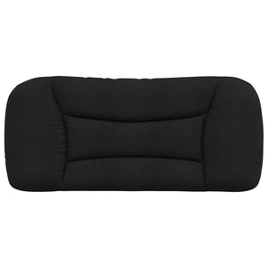 Headboard Cushion "Hvar" Black 80 cm Fabric