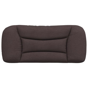 Headboard Cushion "Hvar" Dark Brown 90 cm Fabric