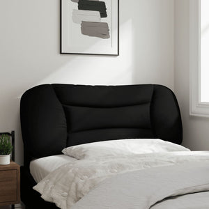 Headboard Cushion "Hvar" Black 100 cm Fabric