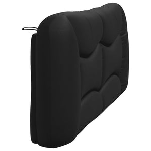 Headboard Cushion "Hvar" Black 180 cm Faux Leather