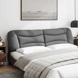 Headboard Cushion "Hvar" Light Grey 200 cm Fabric