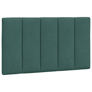 Headboard Cushion "Hanko" Dark Green 80 cm Velvet