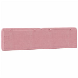 Headboard Cushion Pink 200 cm Velvet