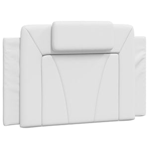 Headboard Cushion "Viana" White 90 cm Faux Leather