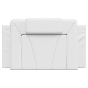 Headboard Cushion "Viana" White 90 cm Faux Leather