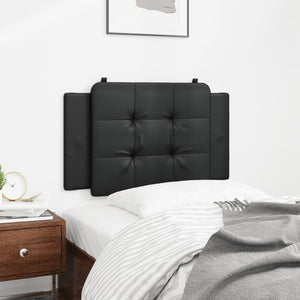 Headboard Cushion "Zadar" Black 80 cm Faux Leather