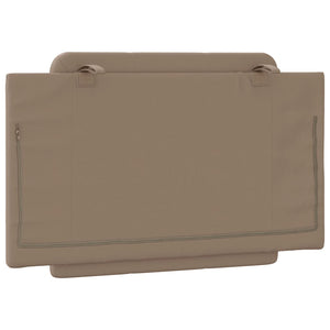 Headboard Cushion "Zadar" Cappuccino 80 cm Faux Leather