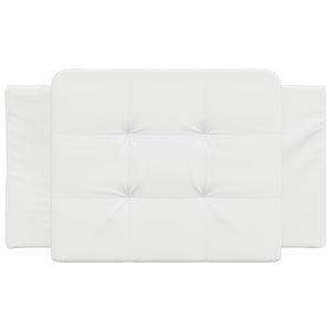 Headboard Cushion "Zadar" White 90 cm Faux Leather