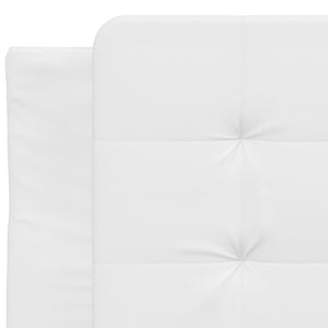 Headboard Cushion "Zadar" White 90 cm Faux Leather