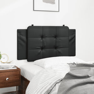 Headboard Cushion "Zadar" Black 100 cm Faux Leather