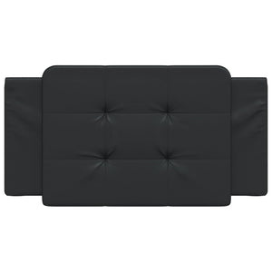 Headboard Cushion "Zadar" Black 100 cm Faux Leather
