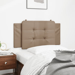 Headboard Cushion "Zadar" Cappuccino 100 cm Faux Leather