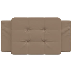 Headboard Cushion "Zadar" Cappuccino 100 cm Faux Leather