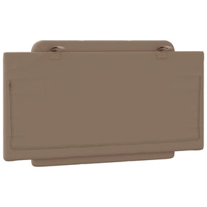 Headboard Cushion "Zadar" Cappuccino 100 cm Faux Leather