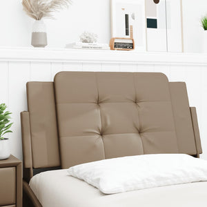 Headboard Cushion "Zadar" Cappuccino 100 cm Faux Leather