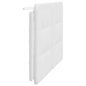 Headboard Cushion "Zadar" White 140 cm Faux Leather
