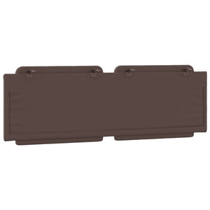 Headboard Cushion "Zadar" Brown 160 cm Faux Leather