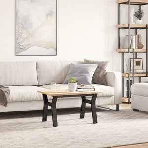 Bordsben för soffbord Y-ram 60x40x38 cm stål