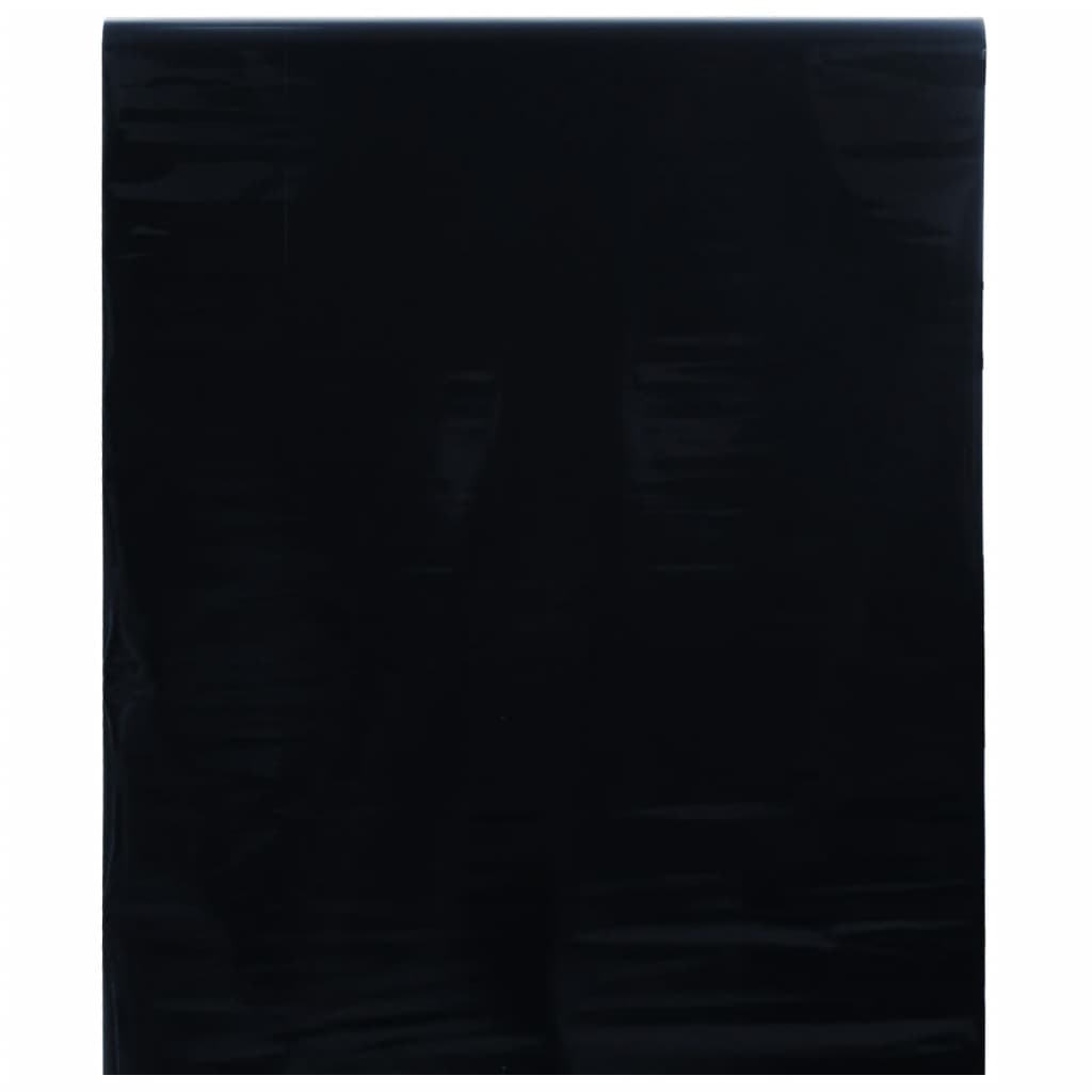 Fönsterfilm statisk frostad frostad svart 45x2000 cm PVC