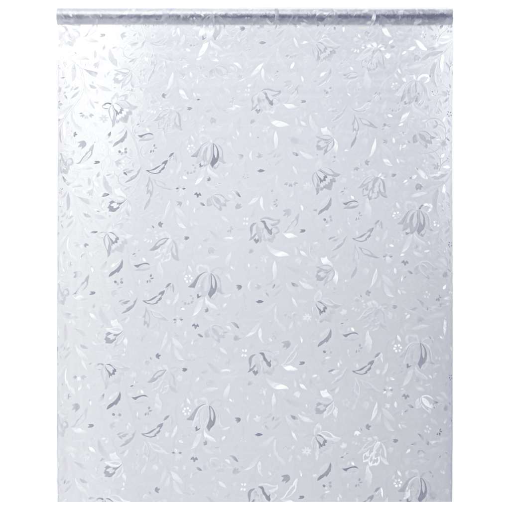 Fönsterfilm frostad blommönster 90x500 cm PVC