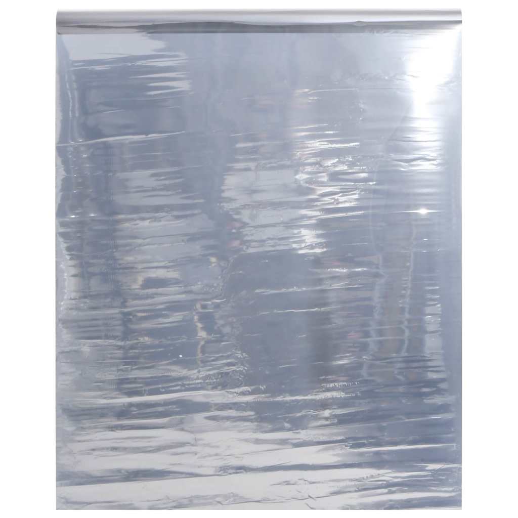 Fönsterfilm statisk reflektiv effekt silver 90x500 cm PVC