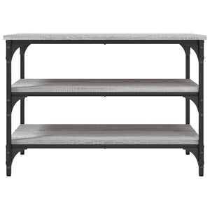 Skobänk grå sonoma 70x38,5x49 cm konstruerat trä