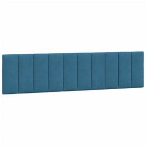 Bed Frame without Mattress "Hanko" Blue 200x200 cm Velvet