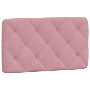 Bed with Mattress Pink 90x190 cm Velvet