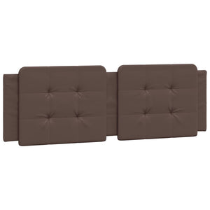 Bed with Mattress "Zadar" Brown 160x200 cm Faux Leather