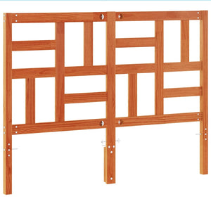 Huvudgavel vaxbrun 180 cm massiv furu