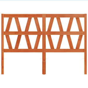 Huvudgavel vaxbrun 160 cm massiv furu