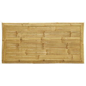 Caféstolar hopfällbara med mörkgrå kuddar 5 st bambu