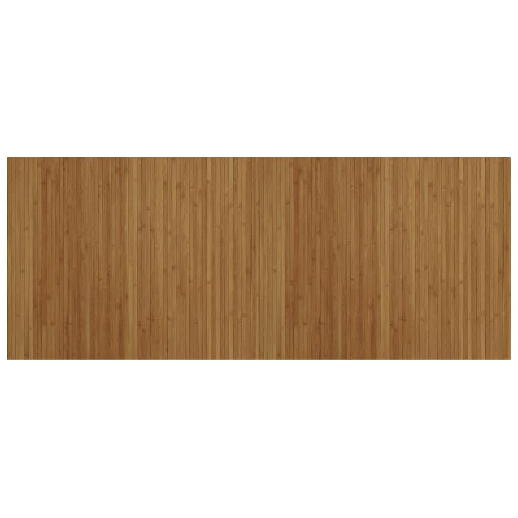Matta rektangulär brun 80x200 cm bambu