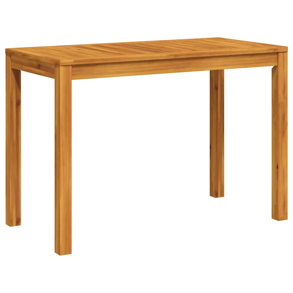 Matbord för trädgården 110x55x75 cm massivt akaciaträ