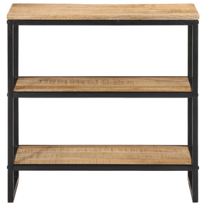 Avlastningsbord 70x35x70 cm massivt grovt mangoträ