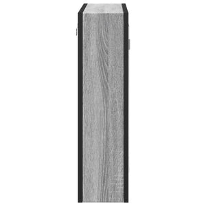 Spegelskåp för badrum Grå Sonoma 60x16x60 cm konstruerat trä